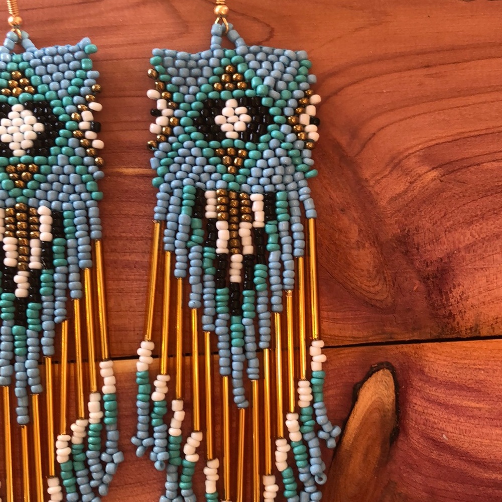 Handmade SW Tassel Earrings! - Picture 4 of 5